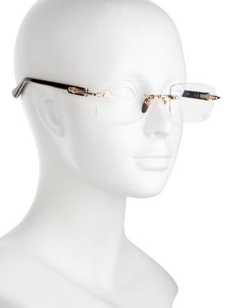 Chrome Hearts Deep 1 Square Eyeglasses