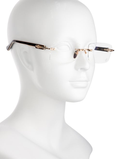 Chrome Hearts Deep 1 Square Eyeglasses