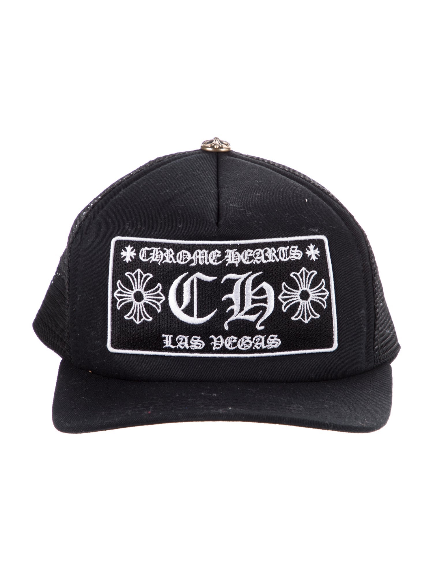 Chrome Hearts CH Logo Las Vegas Trucker Hat