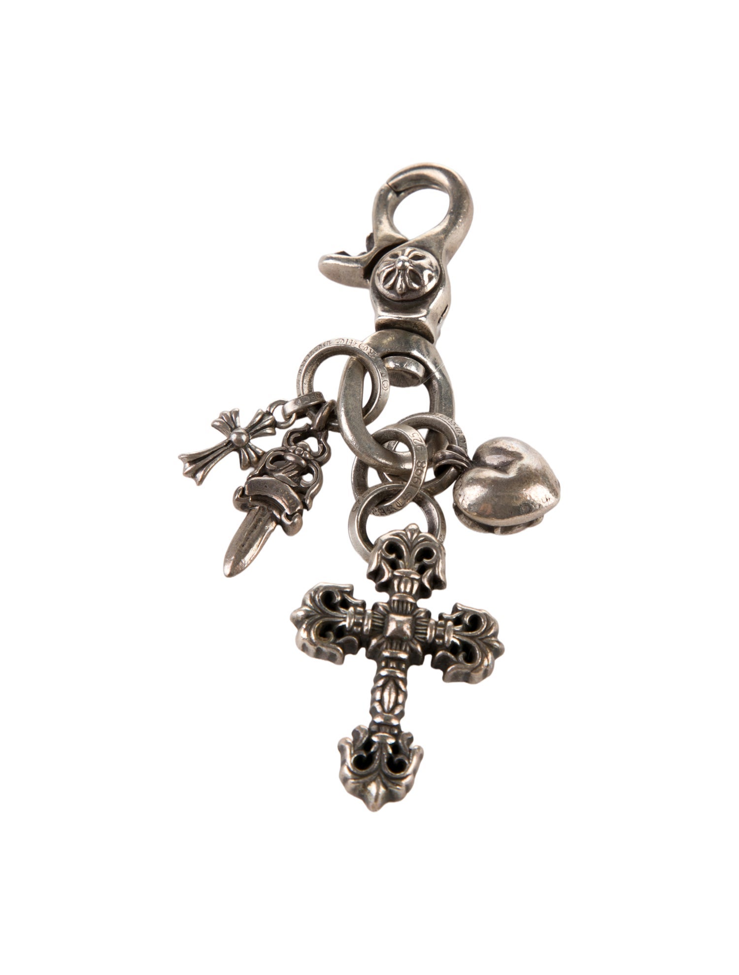 Chrome Hearts Charm Keychain