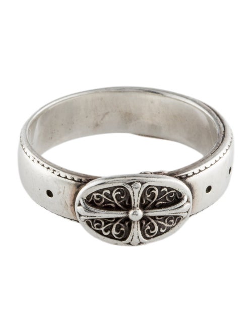 Chrome Hearts Oval Cross Belt Ring