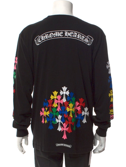 Chrome Hearts Graphic Print Crew Neck T-Shirt