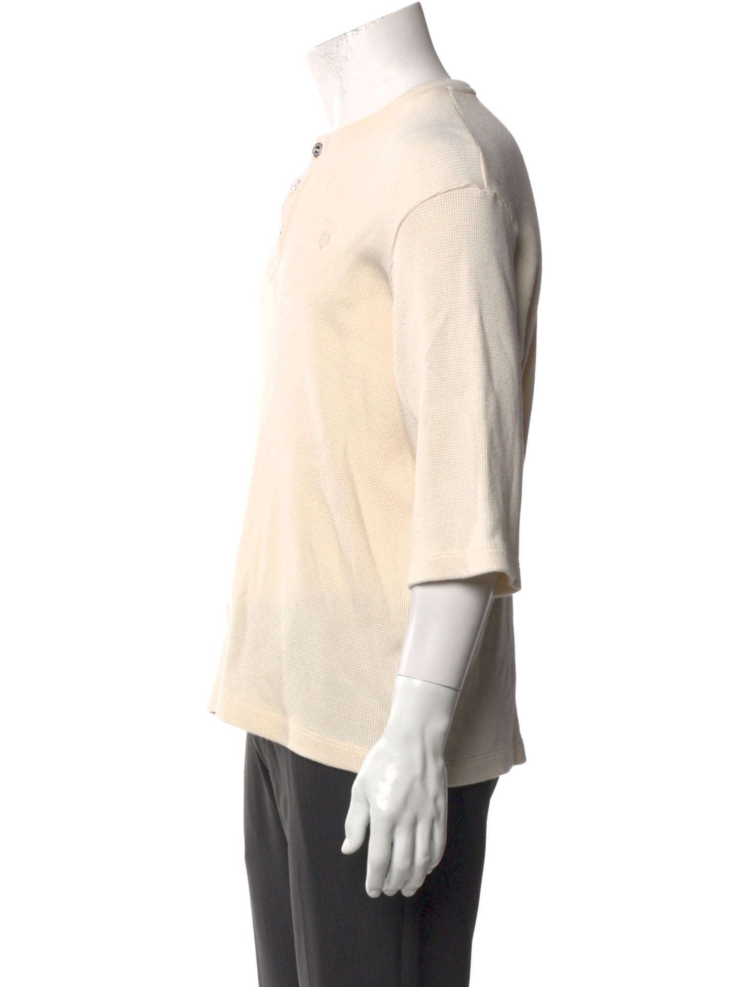 Chrome Hearts Crew Neck Short Sleeve Henley