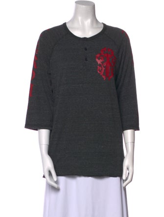 Chrome Hearts Dagger Graphic Print T-Shirt