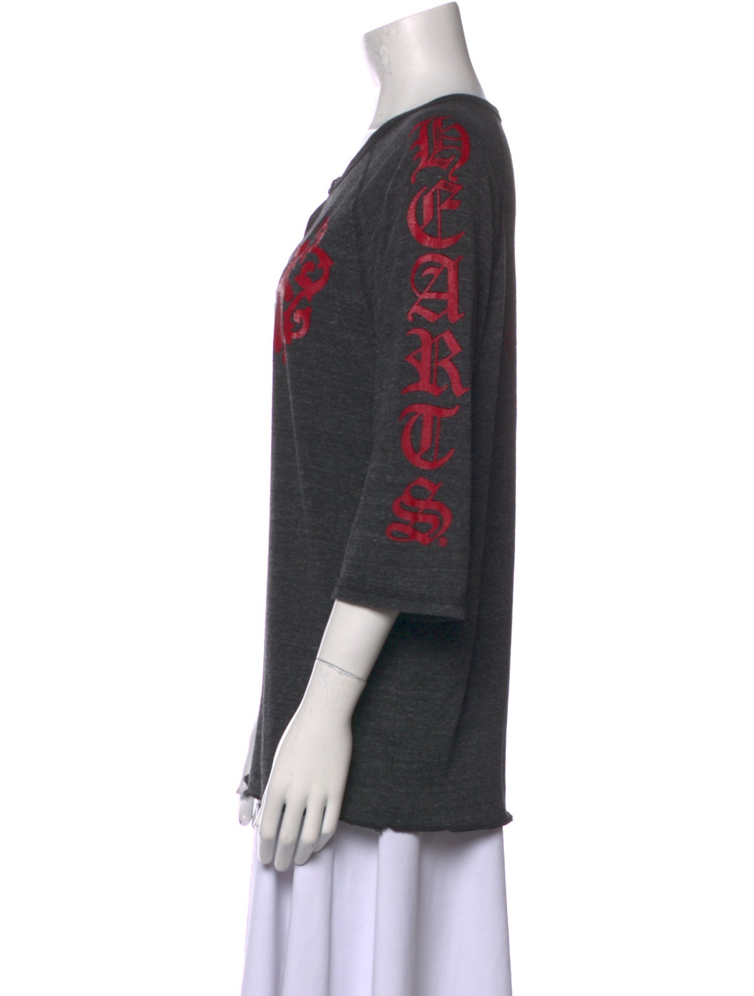 Chrome Hearts Dagger Graphic Print T-Shirt