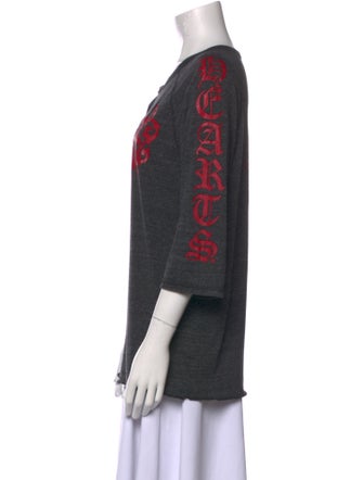 Chrome Hearts Dagger Graphic Print T-Shirt