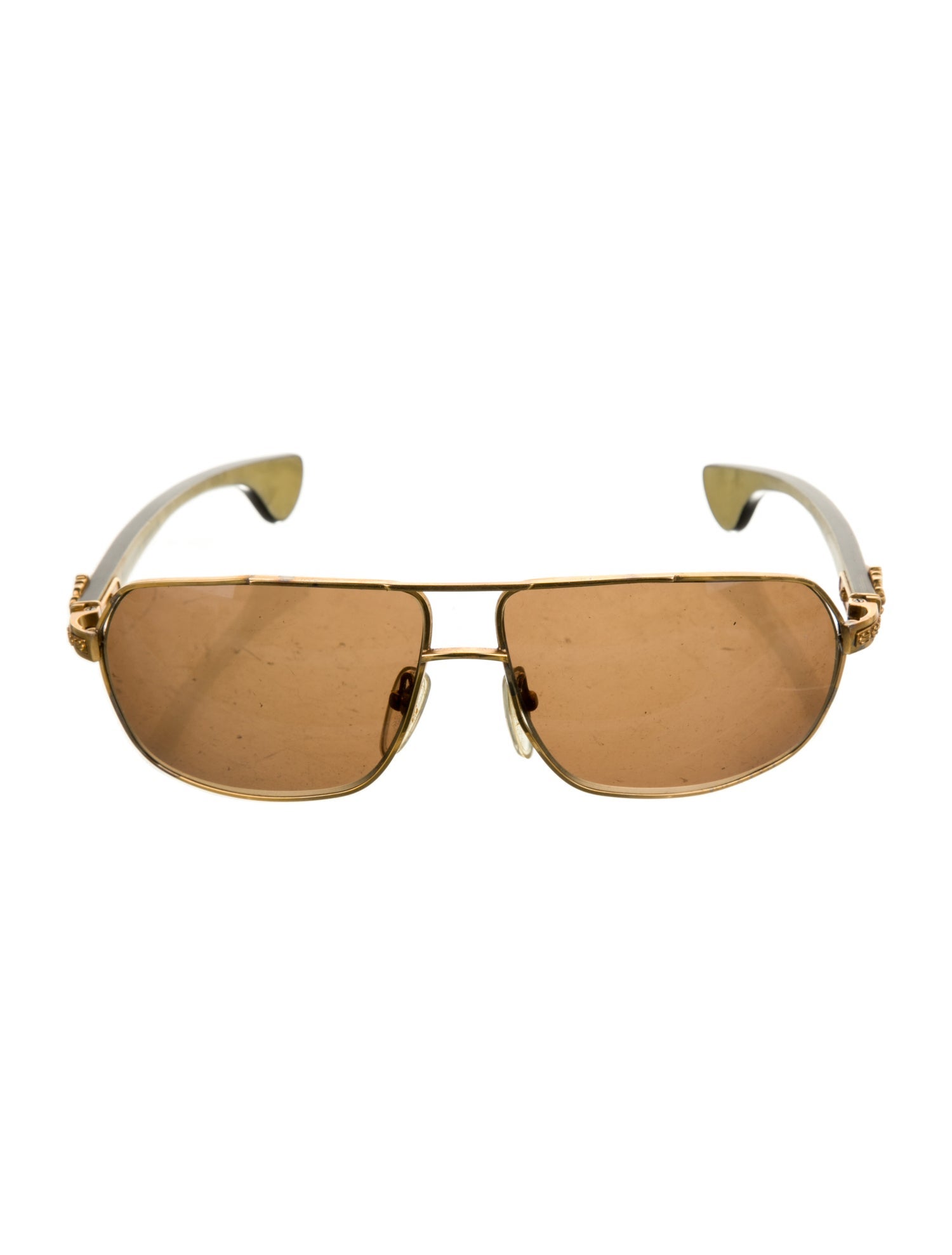 Chrome Hearts MOOREHEAD Aviator Sunglasses