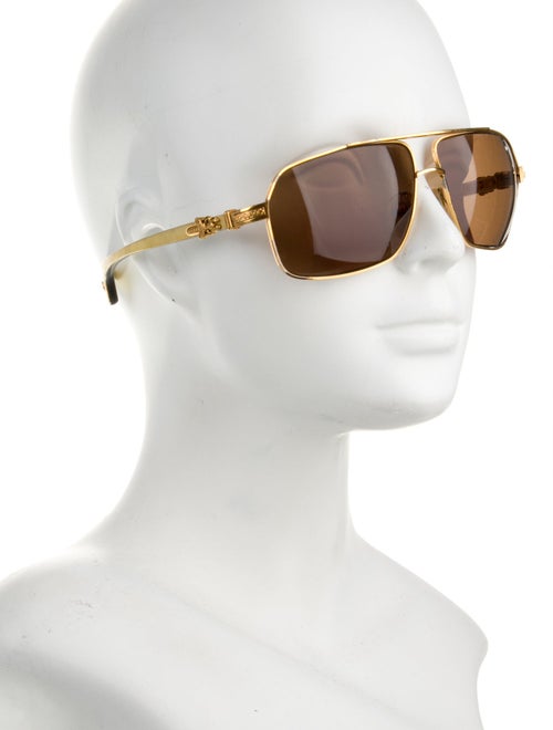 Chrome Hearts MOOREHEAD Aviator Sunglasses