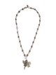 Chrome Hearts Dagger Pendant & Maltese Cross Chain Necklace