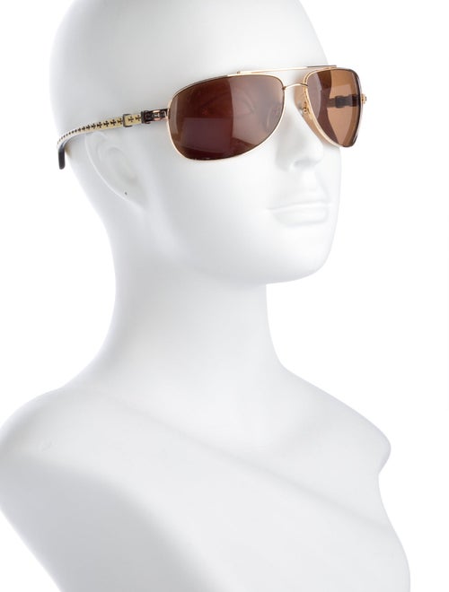 Chrome Hearts The Beast II Aviator Sunglasses