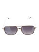 Chrome Hearts Bone Prone III Aviator Sunglasses