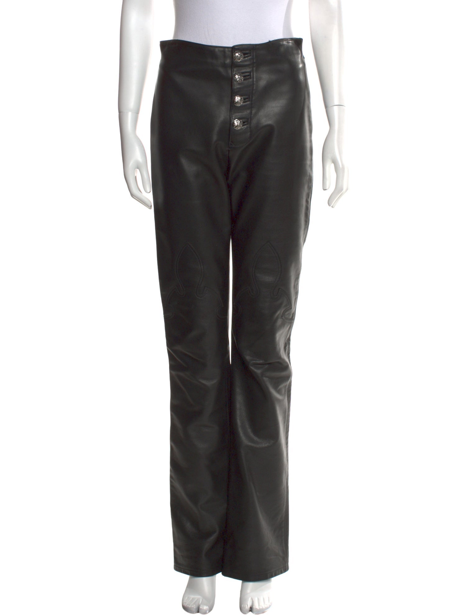 Chrome Hearts Fleur de Lis Straight Leg Pants