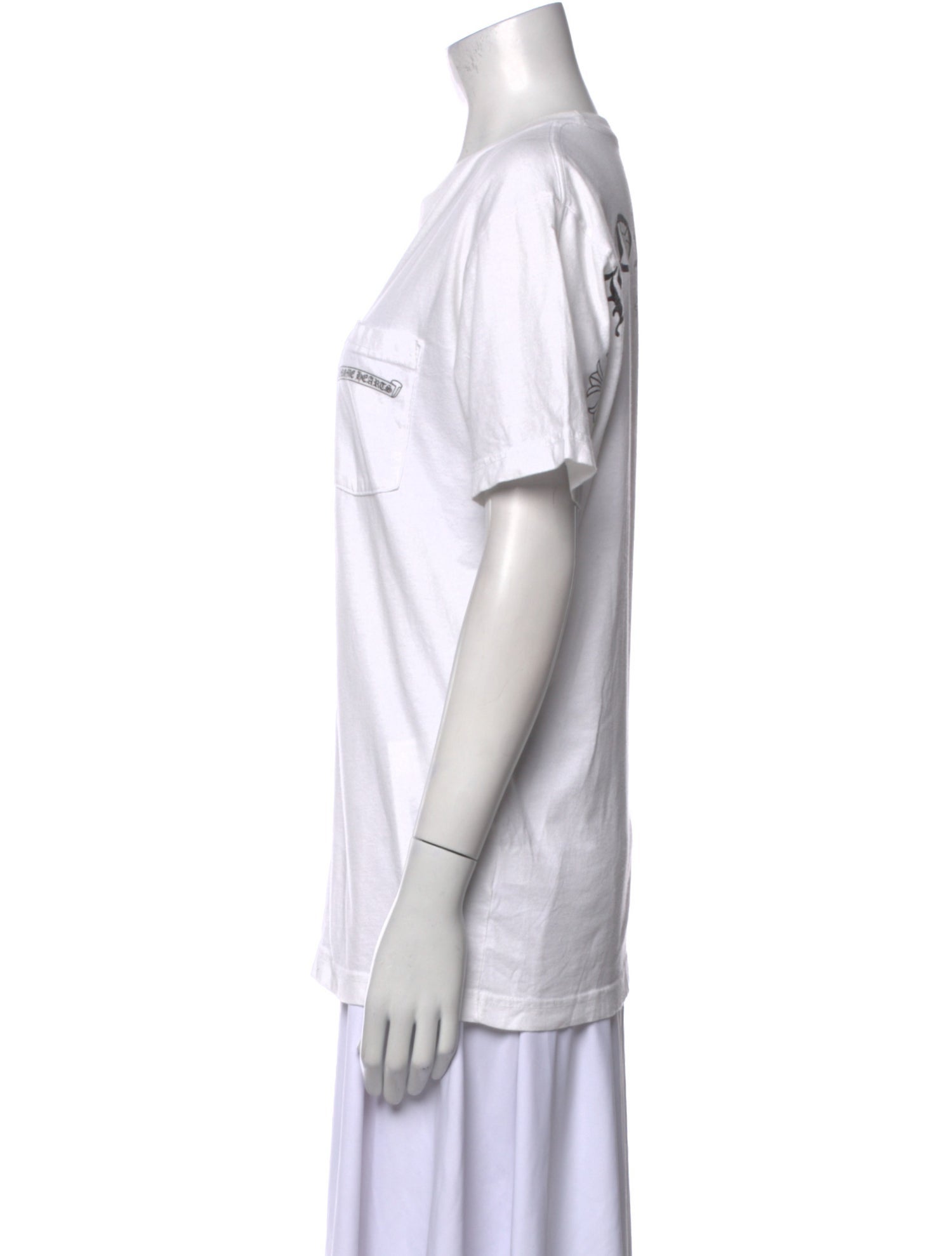 Chrome Hearts Crew Neck Short Sleeve T-Shirt