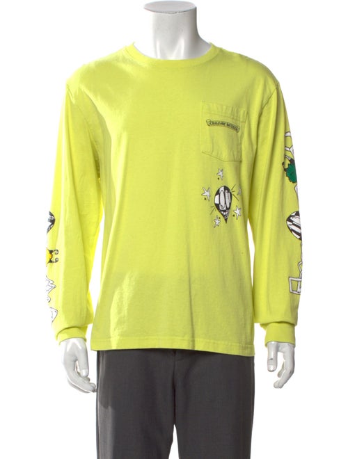 Chrome Hearts Graphic Print Crew Neck T-Shirt