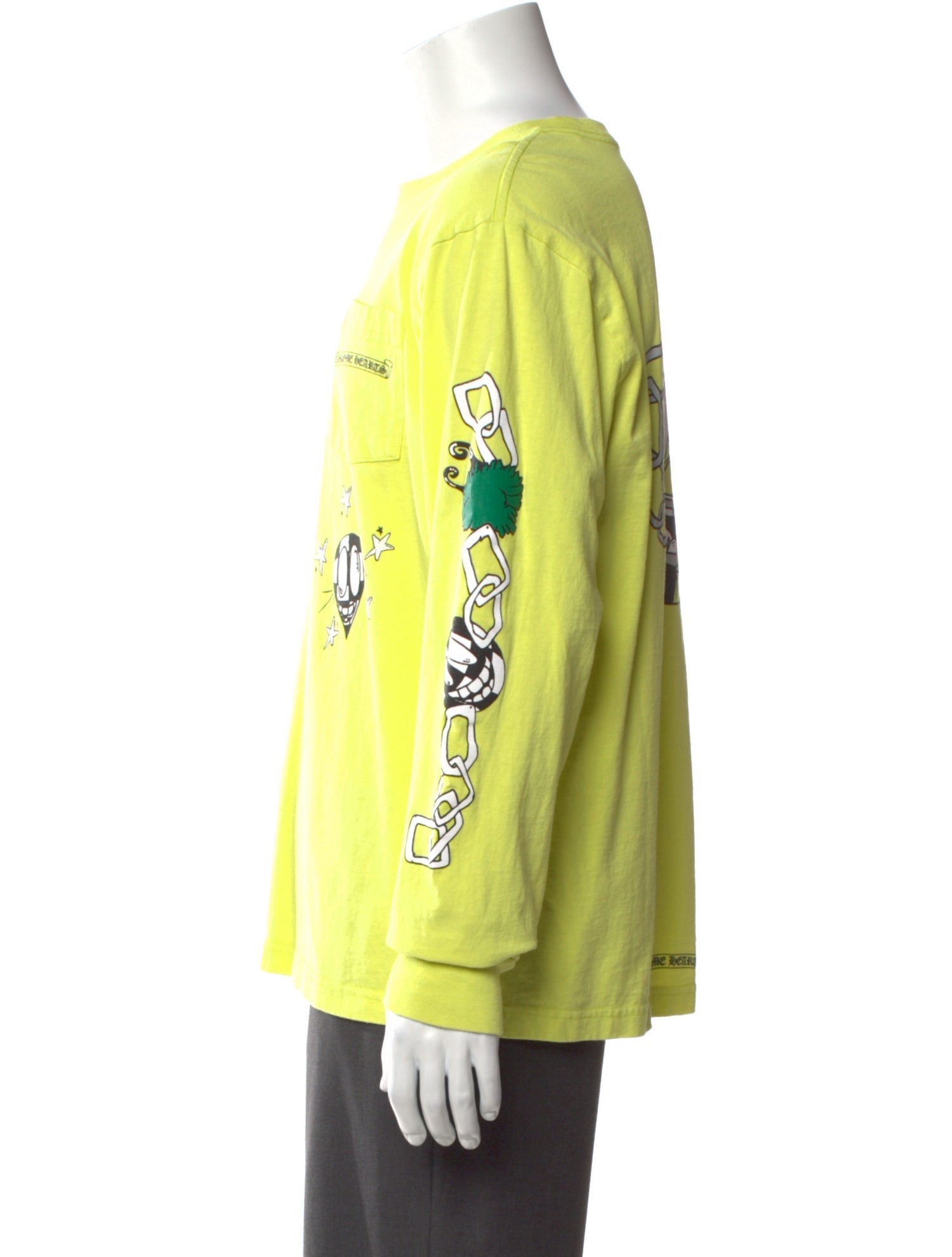 Chrome Hearts Graphic Print Crew Neck T-Shirt