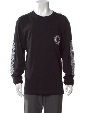 Chrome Hearts Graphic Print Crew Neck T-Shirt