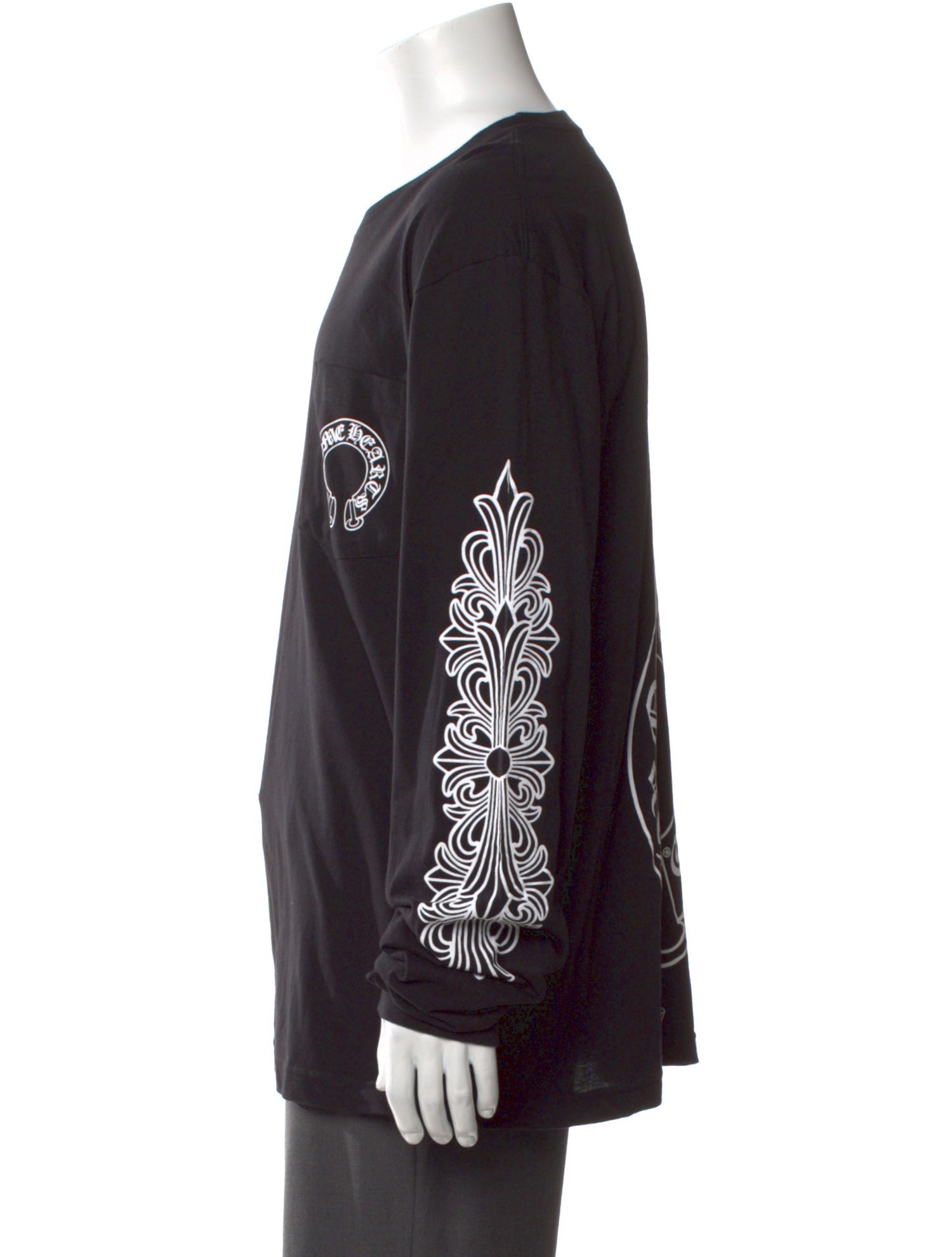 Chrome Hearts Graphic Print Crew Neck T-Shirt