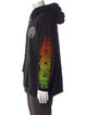 Chrome Hearts Gradient Floral Graphic Print Hoodie