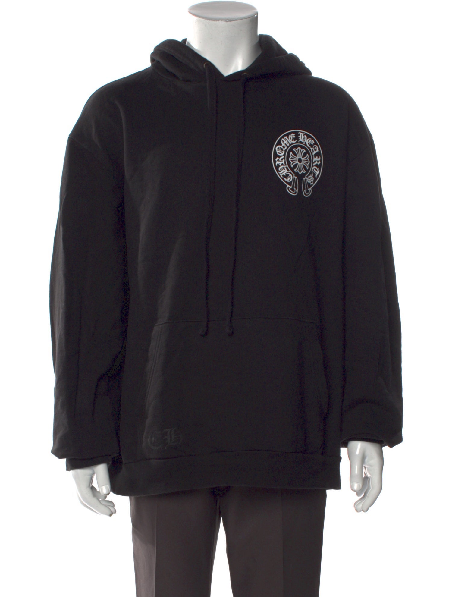 Chrome Hearts Horseshoe Logo New York Exclusive Graphic Print Hoodie