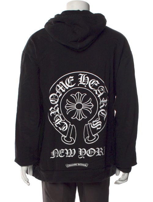 Chrome Hearts Horseshoe Logo New York Exclusive Graphic Print Hoodie