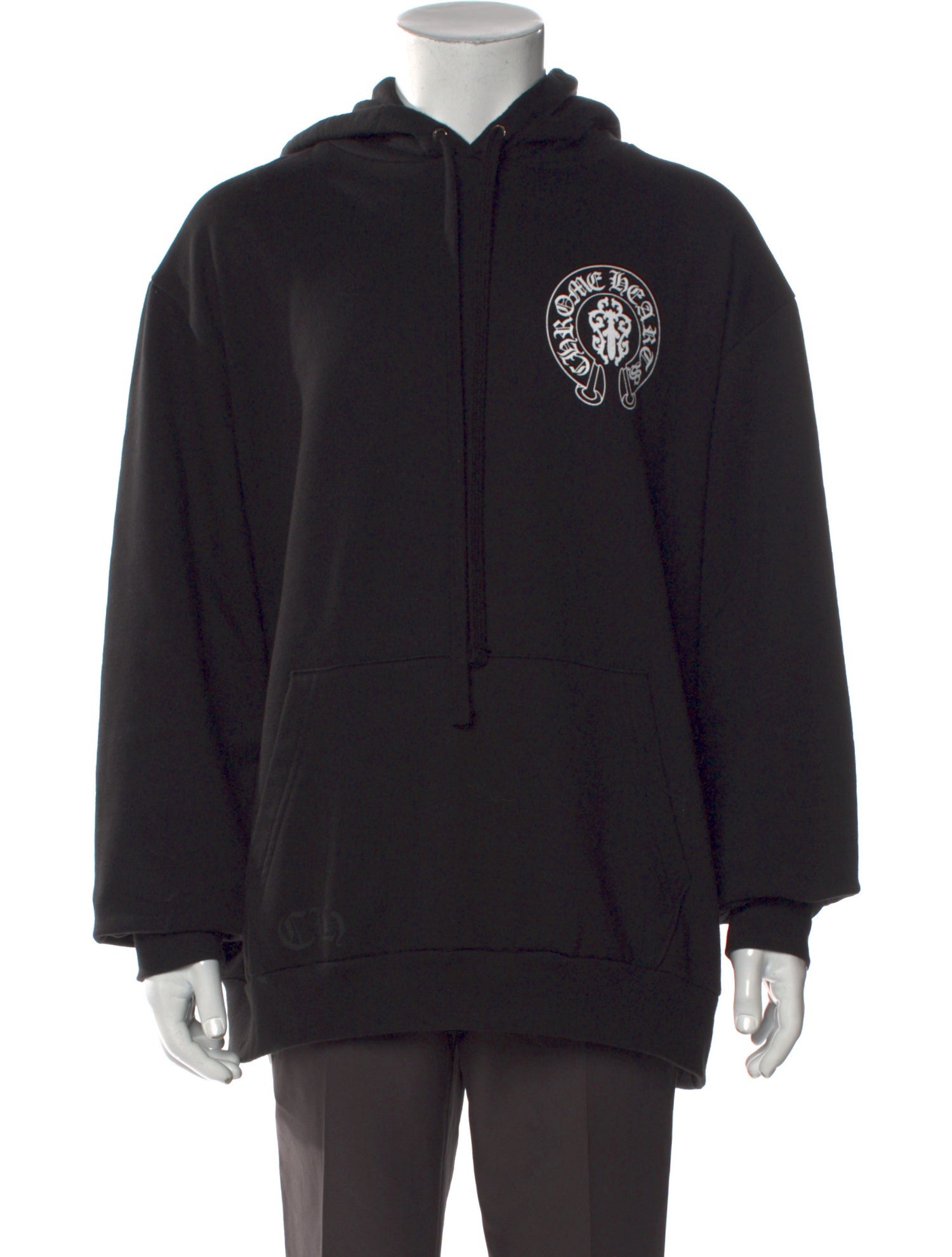 Chrome Hearts Dagger Flag Graphic Print Hoodie