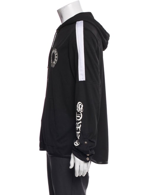 Chrome Hearts Track Graphic Print Hoodie