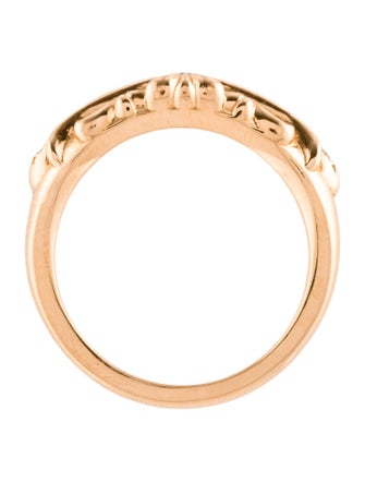 Chrome Hearts 22K Diamond Baby Classic Floral Cross Ring