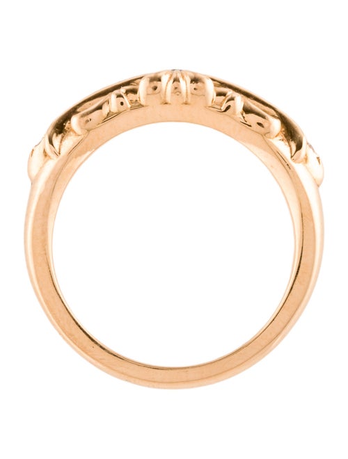 Chrome Hearts 22K Diamond Baby Classic Floral Cross Ring