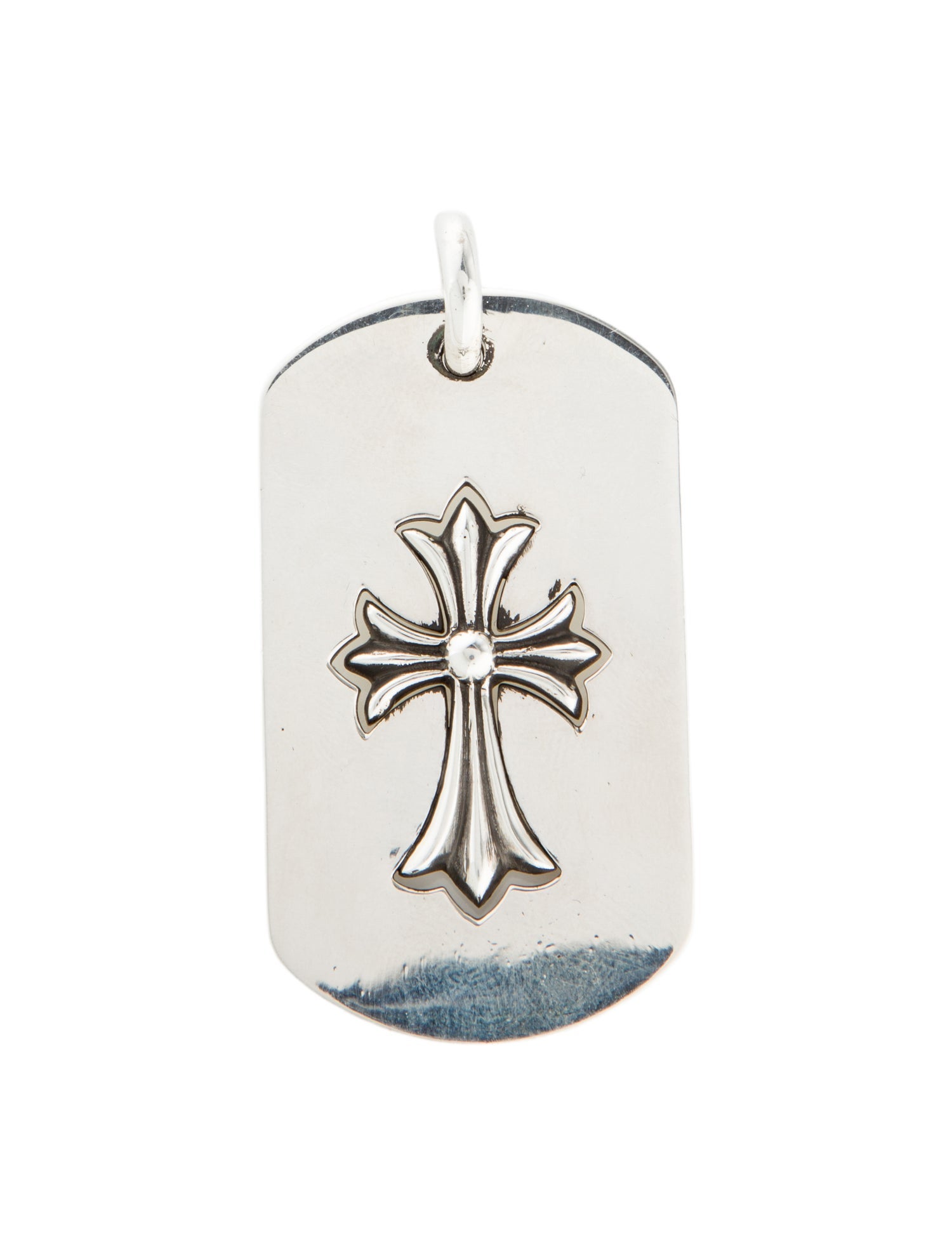 Chrome Hearts Maltese Cross Dog Tag Pendant