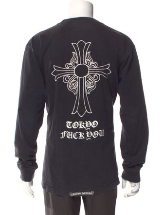 Chrome Hearts Graphic Print Crew Neck T-Shirt