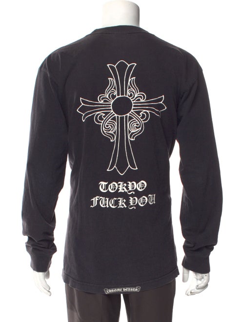 Chrome Hearts Graphic Print Crew Neck T-Shirt