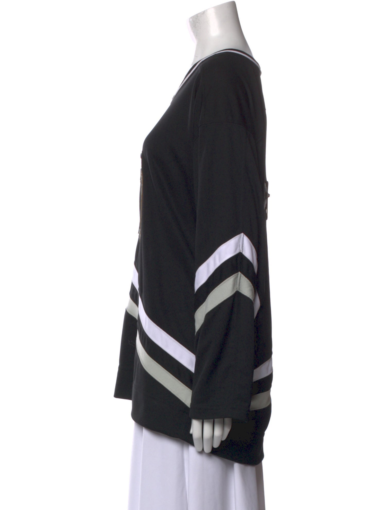 Chrome Hearts Hockey Jersey Graphic Print T-Shirt