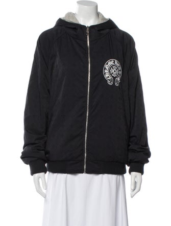 Chrome Hearts Reversible Tonal Monogram Graphic Print Windbreaker