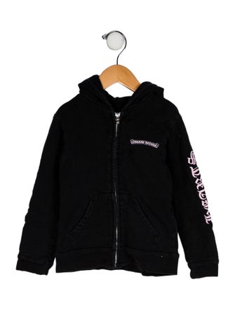 Chrome Hearts Kids' Scroll Logo Hoodie