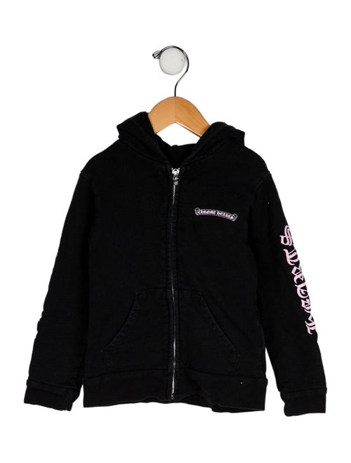 Chrome Hearts Kids' Scroll Logo Hoodie