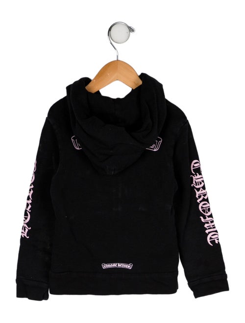 Chrome Hearts Kids' Scroll Logo Hoodie