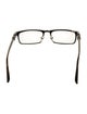 Chrome Hearts Cut Square Eyeglasses