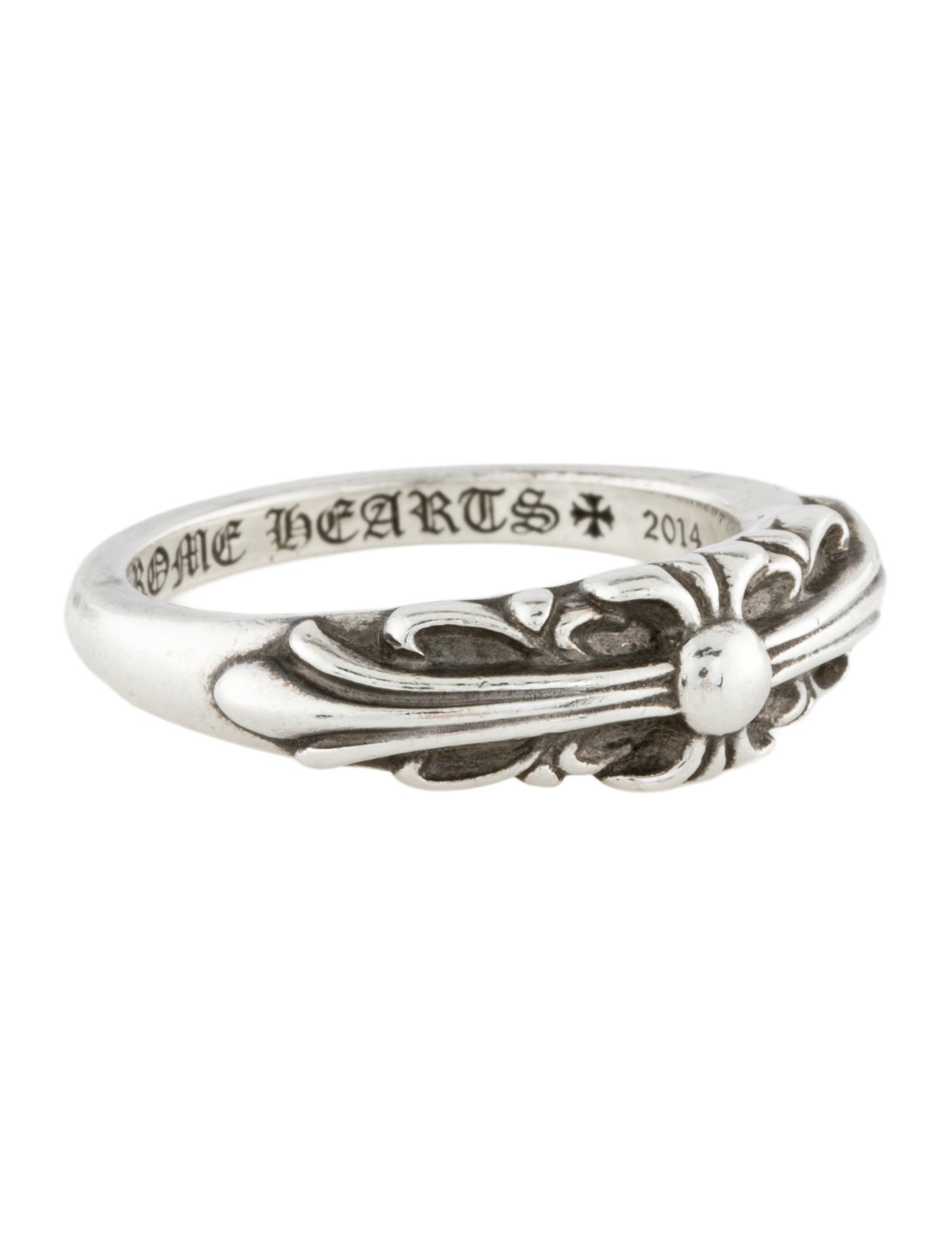 Chrome Hearts Floral Cross Ring