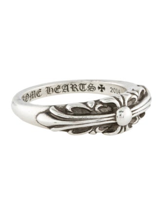 Chrome Hearts Floral Cross Ring