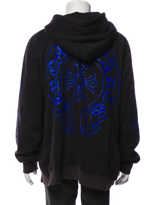 Chrome Hearts Maltese Cross Logo Graphic Print Hoodie