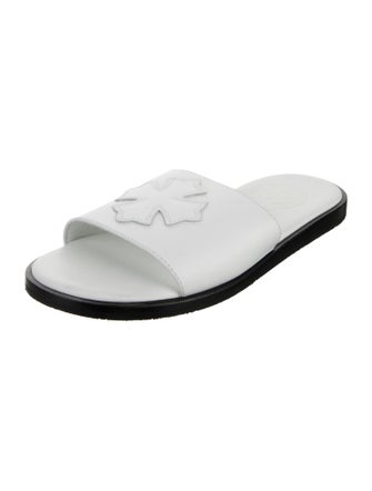 Chrome Hearts Leather Slides
