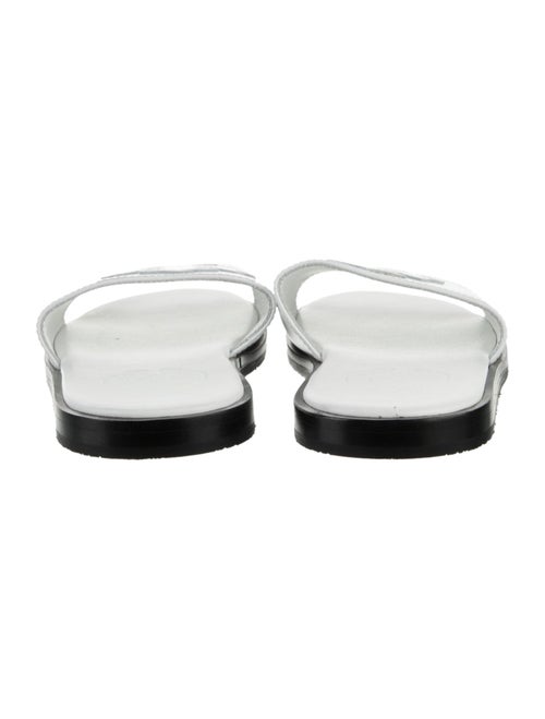 Chrome Hearts Leather Slides