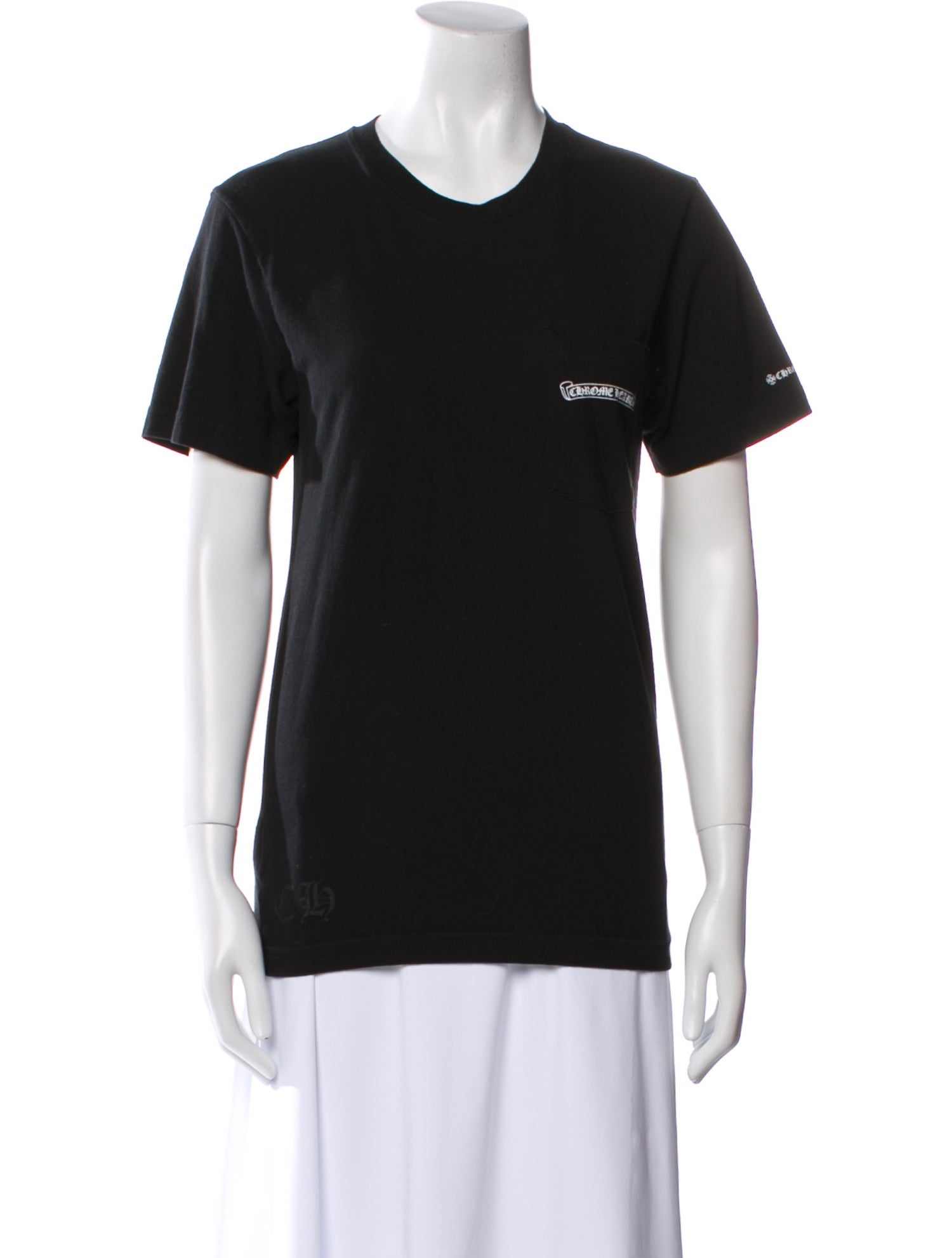 Chrome Hearts Scroll Graphic Print T-Shirt