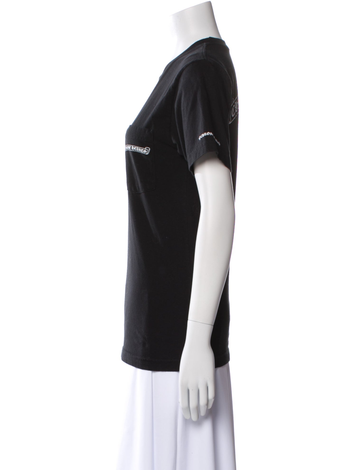 Chrome Hearts Scroll Graphic Print T-Shirt