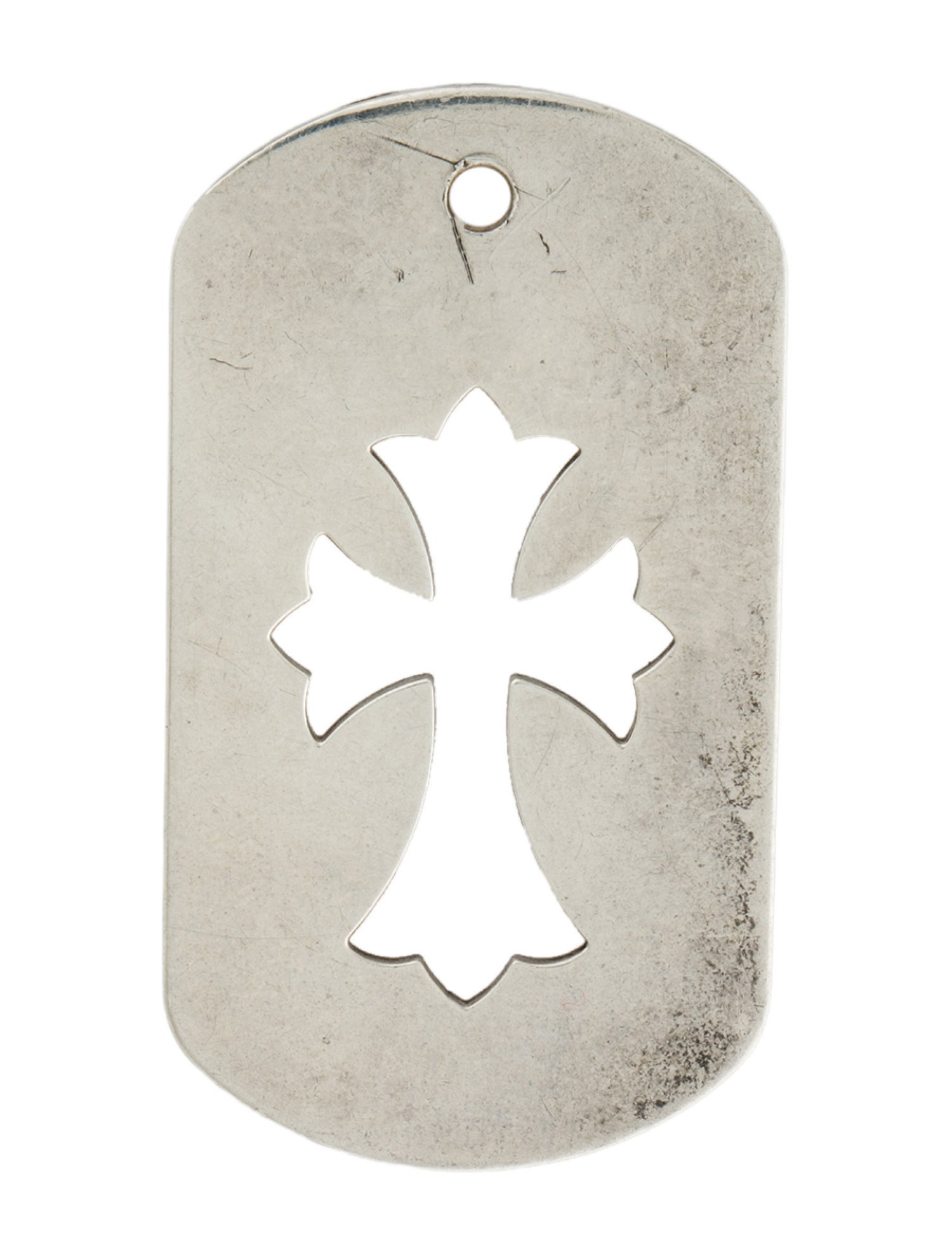 Chrome Hearts Cross Dog Tag Pendant