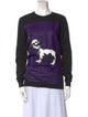 Chrome Hearts x Foti 'Skeleton Dog' Graphic Print Sweatshirt