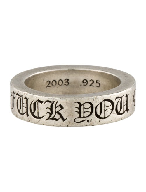 Chrome Hearts 'F**K You' Spacer Band