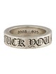Chrome Hearts 'F**K You' Spacer Band