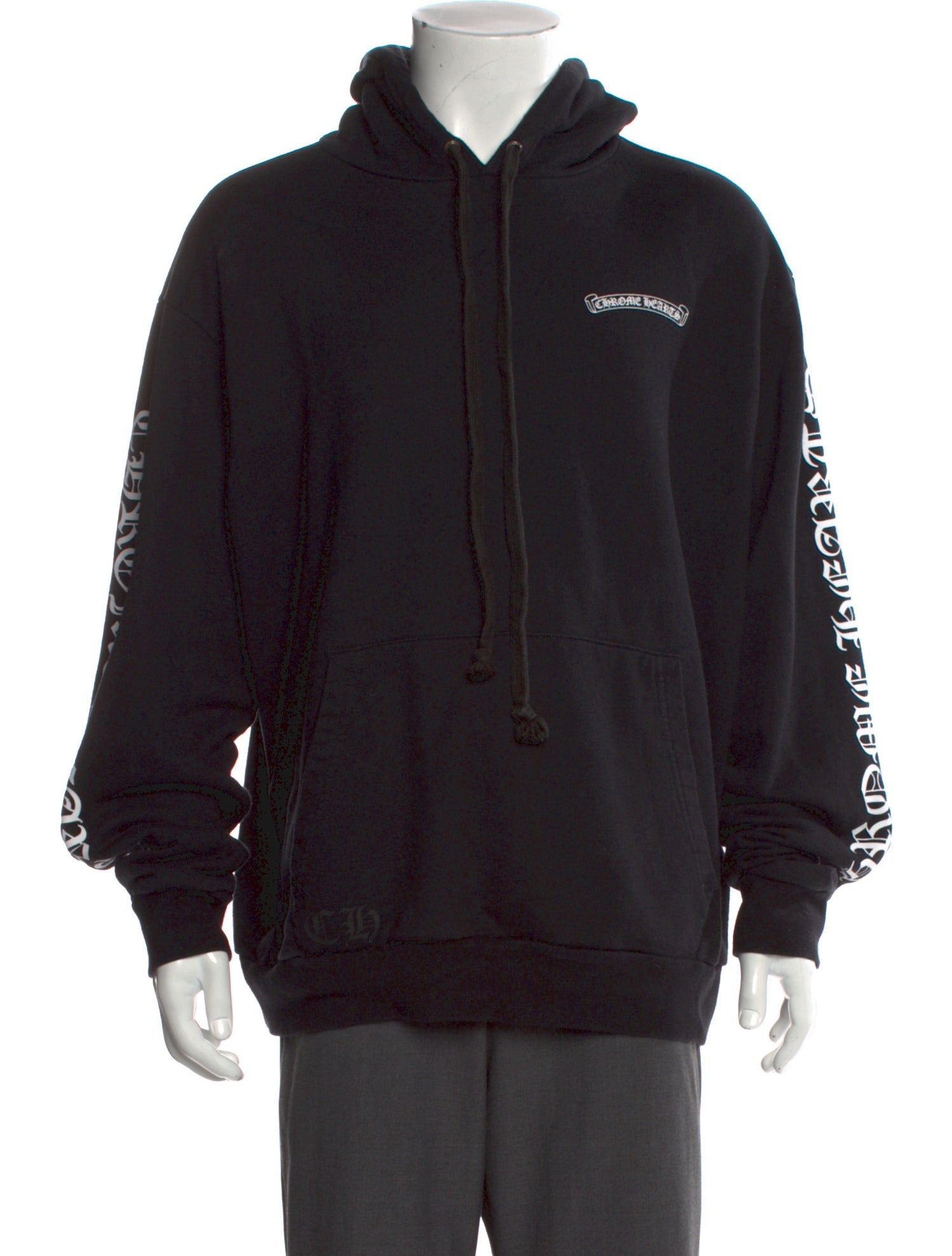 Chrome Hearts Graphic Print Crew Neck Hoodie