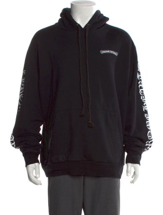 Chrome Hearts Graphic Print Crew Neck Hoodie